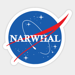 Nasa Narwhal Sticker